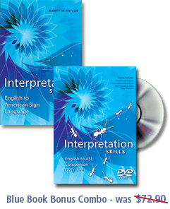 Interpretation Skills: English to ASL book & DVD